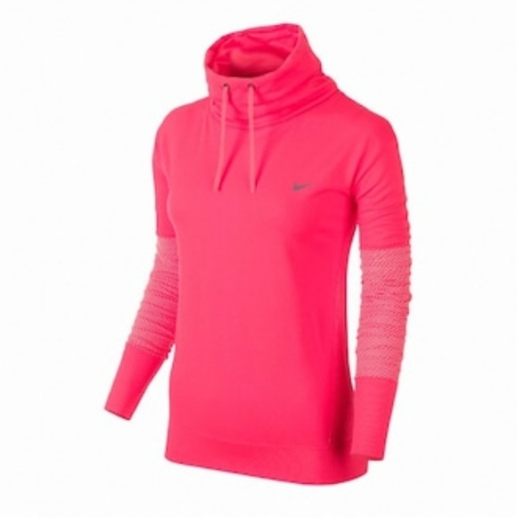 Nike Seamless Dri-Fit Infinity Funnel Neck Long Sleeve Pullover 620383-646 Small - Picture 10 of 10